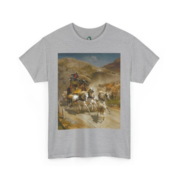 Die Gotthardpost -  Rudolf Koller Cotton Tee - Image 15