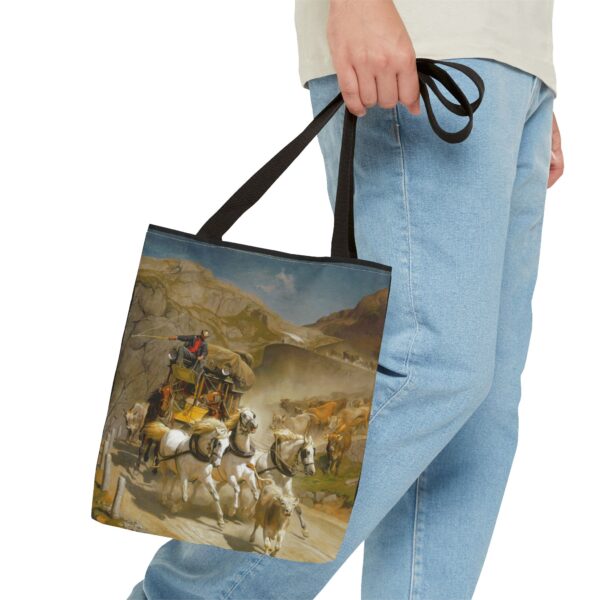 Die Gotthardpost -  Rudolf Koller Tote Bag - Image 3