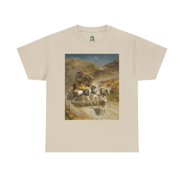 Die Gotthardpost -  Rudolf Koller Cotton Tee - Image 9
