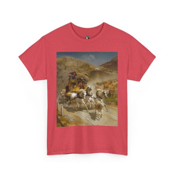 Die Gotthardpost -  Rudolf Koller Cotton Tee - Image 23